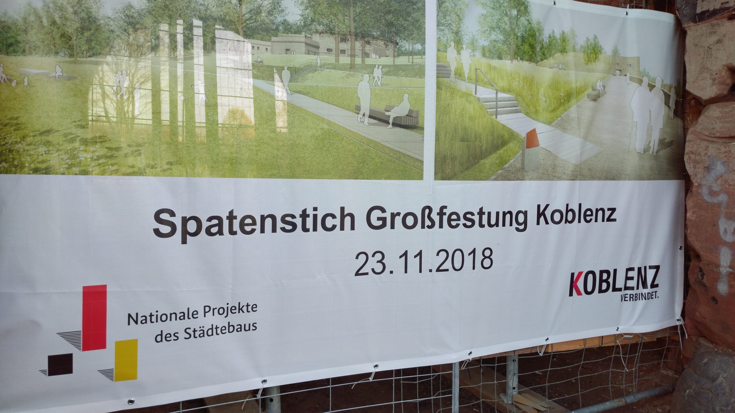 Spatenstich Großfestung Koblenz am Fort Asterstein, 23.11.2018 Spatenstich Großfestung Koblenz am Fort Asterstein, 23.11.2018