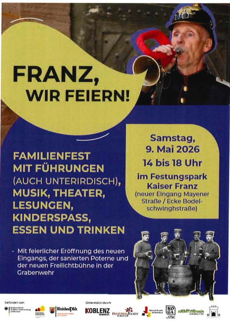 Franz, wir feiern. Eröffnung der Feste Franz zum Tag der Städtebauförderung